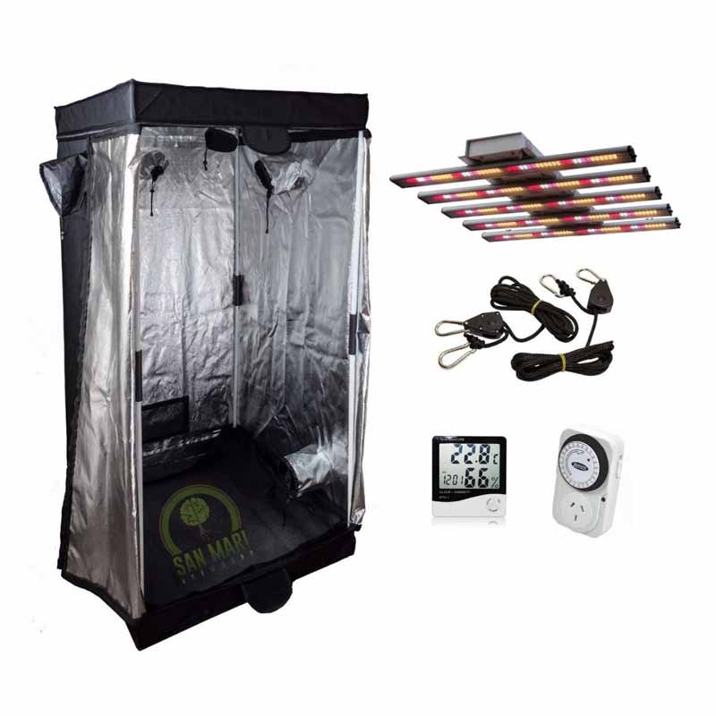 Kit Indoor Bellavita LITE 100x100 + Mars Sunflash 225 + Accesorios